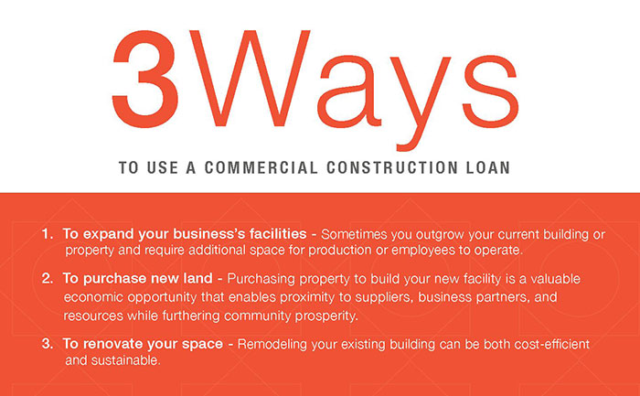 3 Ways to use a commercial construction loan