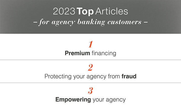 Top Agency Banking Articles of 2023