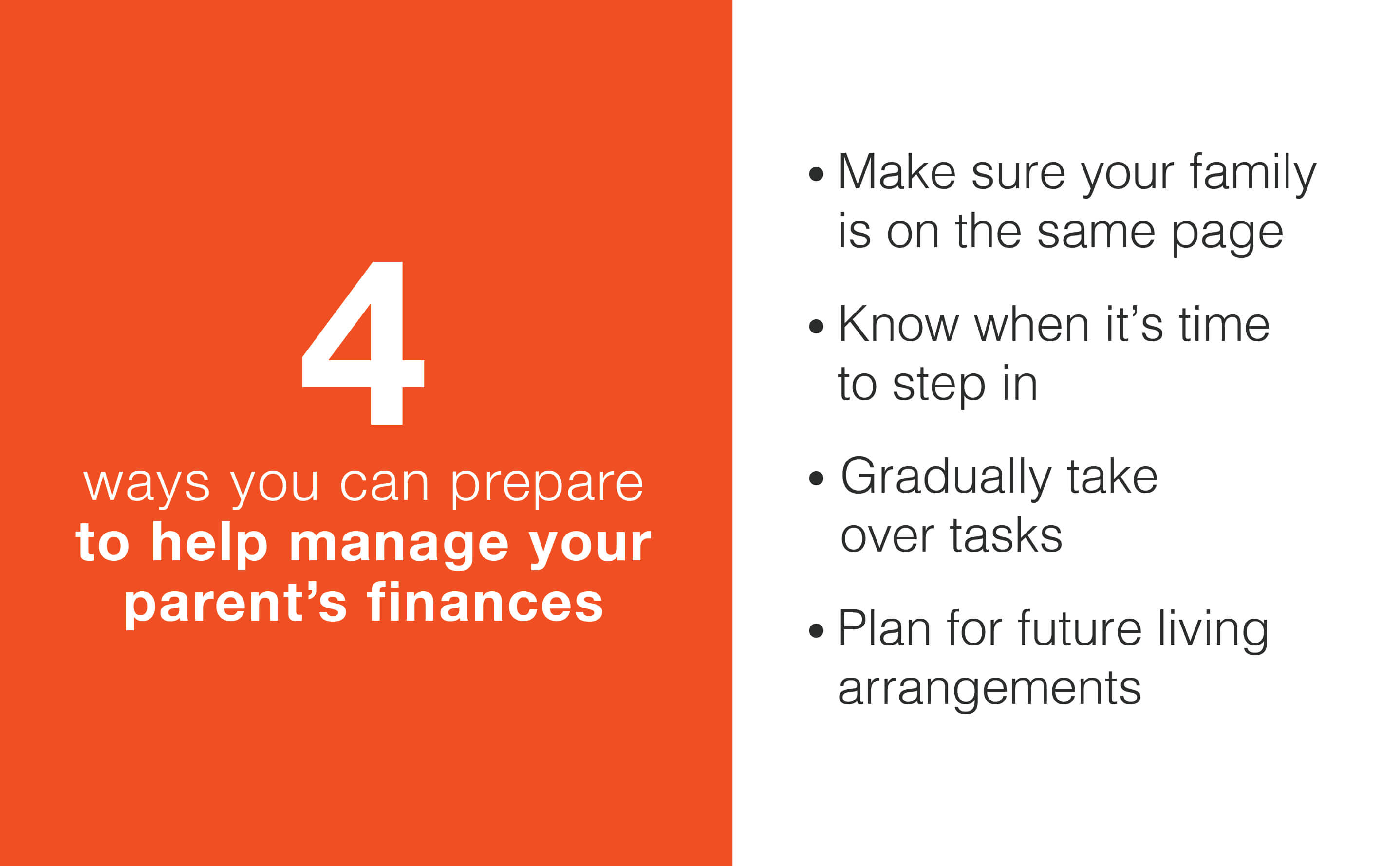 managing your parent's finanaces